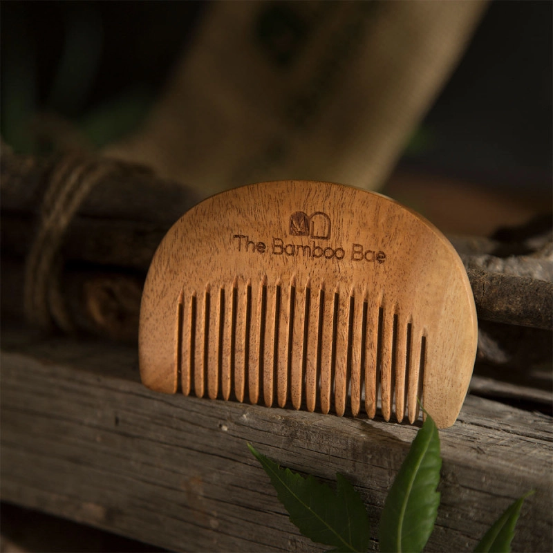 beard comb handcrafted neem wood comb beard styling hair growth