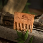 mini comb for detangling hair growth neem wood comb