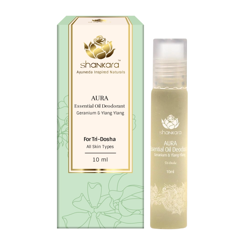 aura essential oil deodorant geranium ylang ylang 10ml