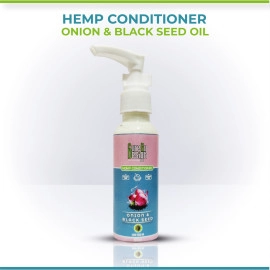 cure by design hemp black seed oil onion coniditioner 50ml