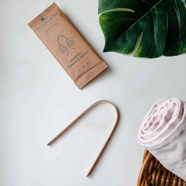 bamboo tongue cleaner pack of 2 natural tongue scrapper
