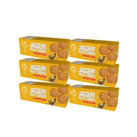 pack of 6 dry fruit seeds jaggery cookies