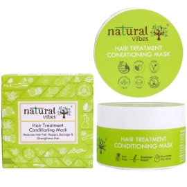 natural vibes hair treatment conditioning mask 100 g with onion coconut reduces hair fall repairs damage strengthens hair