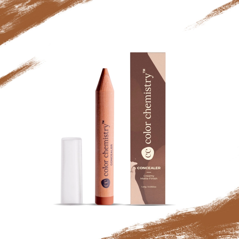 color chemistry cream concealer matte finish lightweight buildable coverage certified organic 2 98 g prairie co05