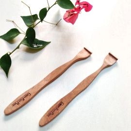 neem wood tongue cleaner pack of 2 2