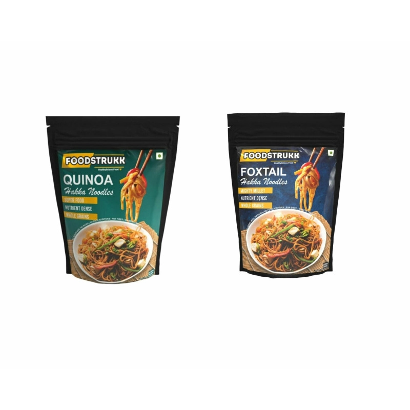 foodstrukk healthy foxtail millet quinoa millet noodles pack of 2