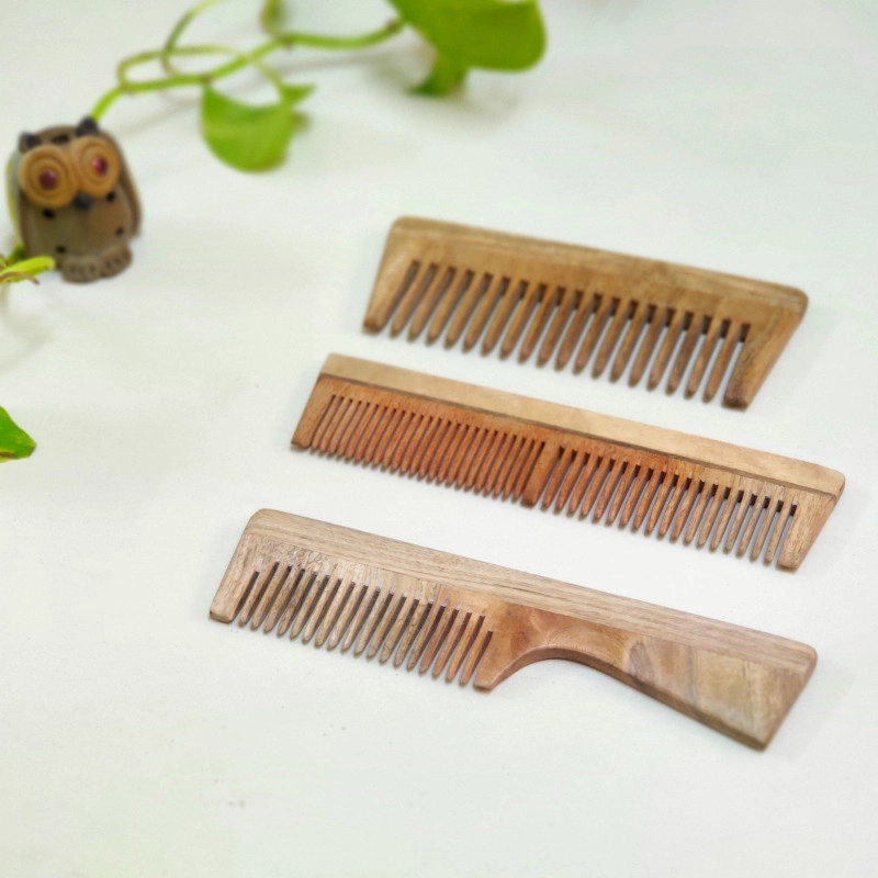 neem wood comb set of 3