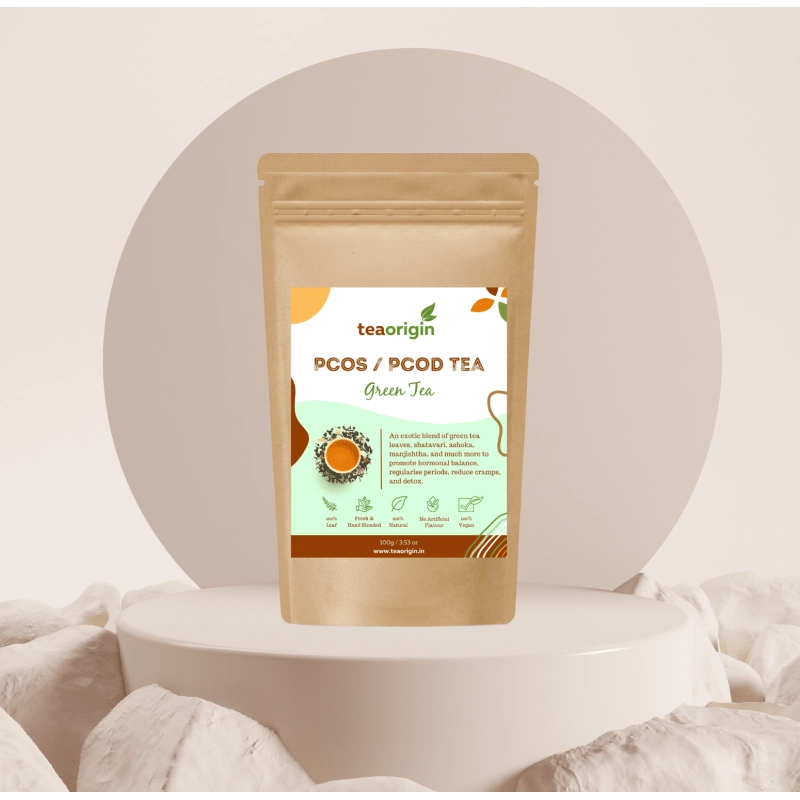 tea origin pcos pcod tea for women all 100 natural ingredients 100 gms pack serves 50 cups