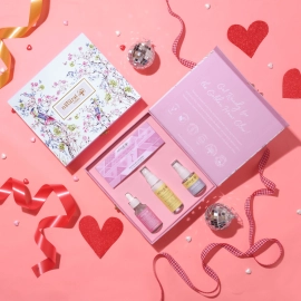 natural vibes glow getter gift set with rose quartz face roller sunscreen lotion glow d up serum under eye gel serum 2