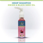 cure by design hemp black seed oil onion shampoo 50ml