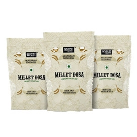 gourmet craft protein rich breakfast millet dosa 3 packs250 gm each