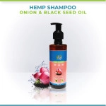 cure by design hemp black seed oil onion shampoo 200ml