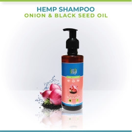 cure by design hemp black seed oil onion shampoo 200ml