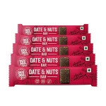 dev pro date and nuts bars healthy snacks with protein high fiber gluten free and vegan apple cinnamon 30g bars pack of 5