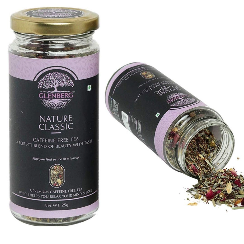 glenberg nature classic chamomile tea caffeine free floral tea for relaxing with chamomile and other flowers 25 gm 15 cups