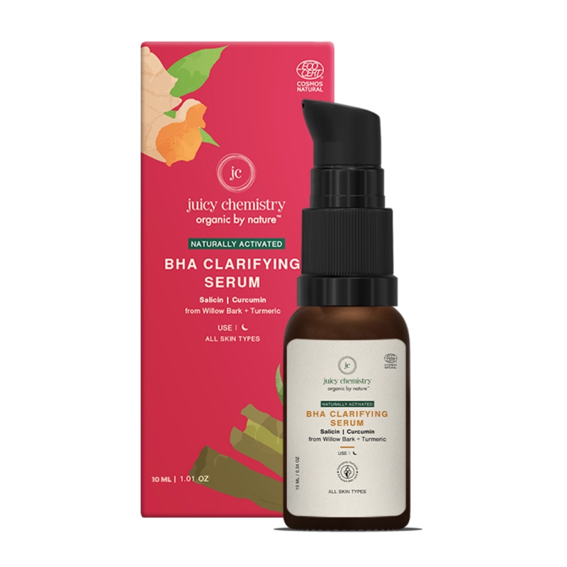 juicy chemistry naturally activated bha clarifying serum 10ml