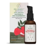 juicy chemistry 100 organic saffron red raspberry illuminating moisturizing day facial oil 10ml