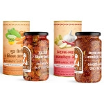 mumlicious home made quality authentic god keri mix ginger garlic spicy pickle 100 natural ingredients no added preservatives goodness of groundnut oil pack of 2