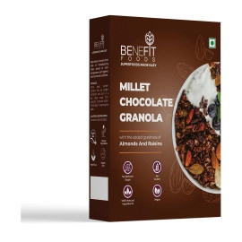 millet chocolate granola almonds raisins