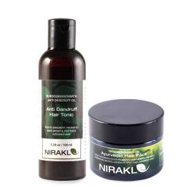 nirakle anti dandruff haircare kit pack of 2