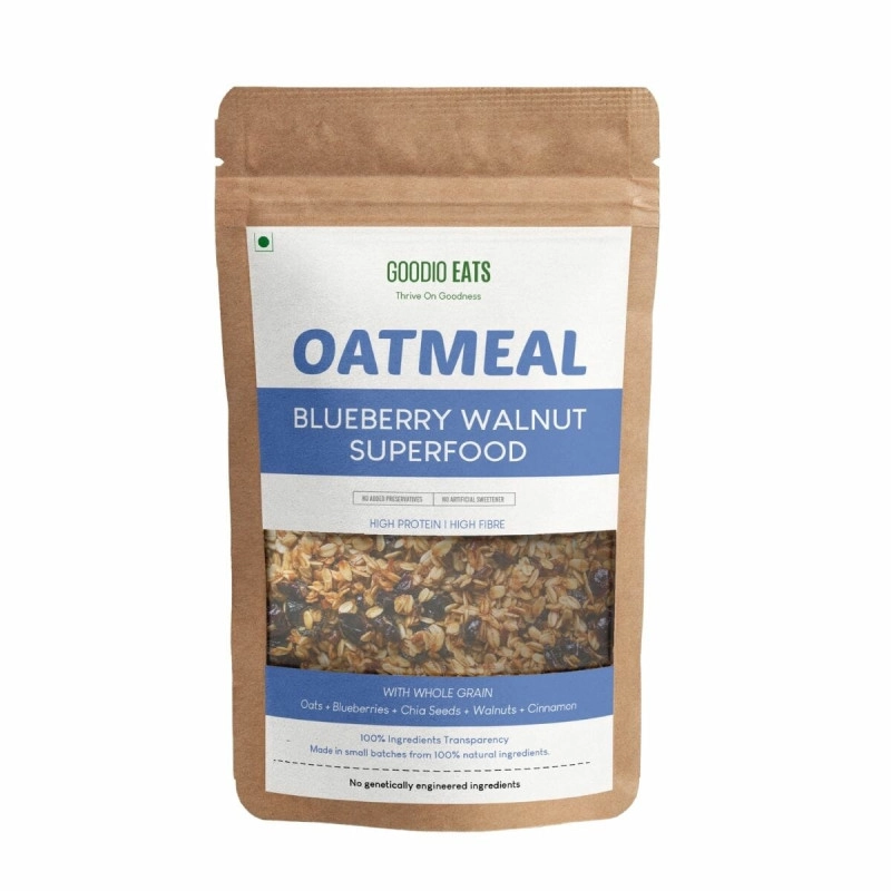 blueberry walnut superfood oatmeal