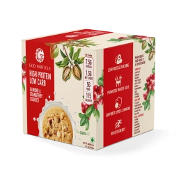 high protein low carb almond cranberry cookies