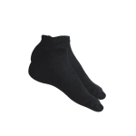 bamboo fabric ankle length socks black pack of 2