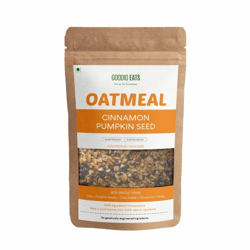 cinnamon pumpkin seed oatmeal