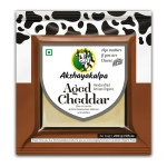 akshayakalpa organic cheddar plain aged cheese 200 gms