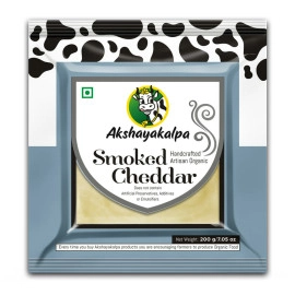 akshayakalpa organic cheddar smoked 200 grams