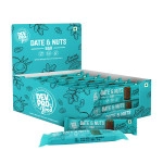 dev pro date and nuts bars healthy snacks with protein high fiber gluten free and vegan cocoa coconut 30g bars pack of 16