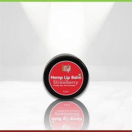 hemp lip balm strawberry 8gm