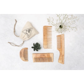 neem wood combs pack of 4 handcrafted