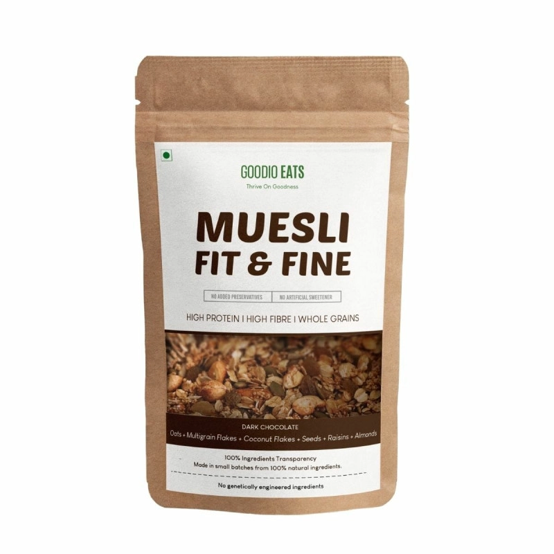 dark chocolate fit n fine muesli