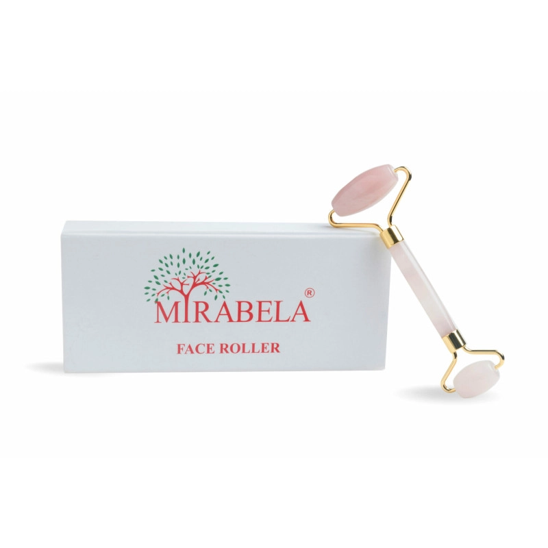 mirabela face roller rose quartz