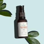 juicy chemistry frizz perfect hair serum for dry frizzy hair made with jojoba oat certified organic 30 ml