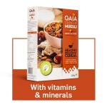 gaia crunchy muesli fruit and nut 400 gm