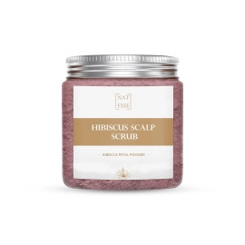 nat esse hibiscus scalp scrub removes scalp built up fights and stops dandruff