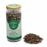 glenberg tulsi green tea blend of green tea with tulsi strengthens immunity system 50 gm 25 75 cups if reused
