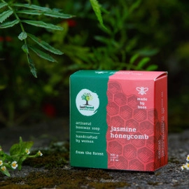 last forest artisanal handmade beeswax honeycomb soap 100gms jasmine