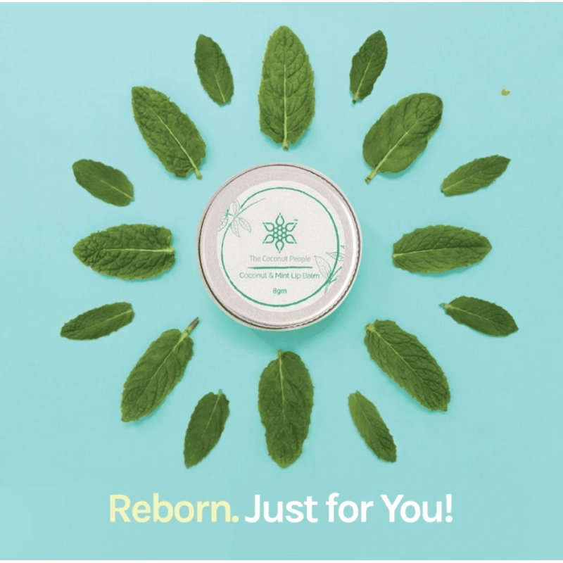coconut mint lip balm