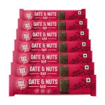dev pro date and nuts bars healthy snacks with protein high fiber gluten free and vegan apple cinnamon 30g bars pack of 7