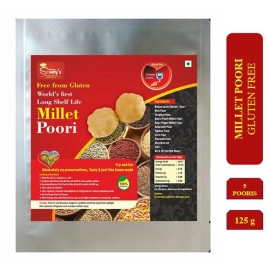 millet poori gluten free 5 pieces