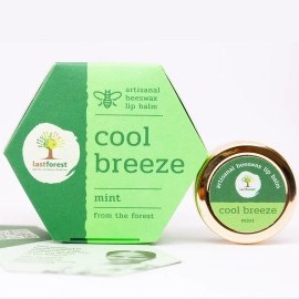 last forest artisanal handmade beeswax lip balm mint