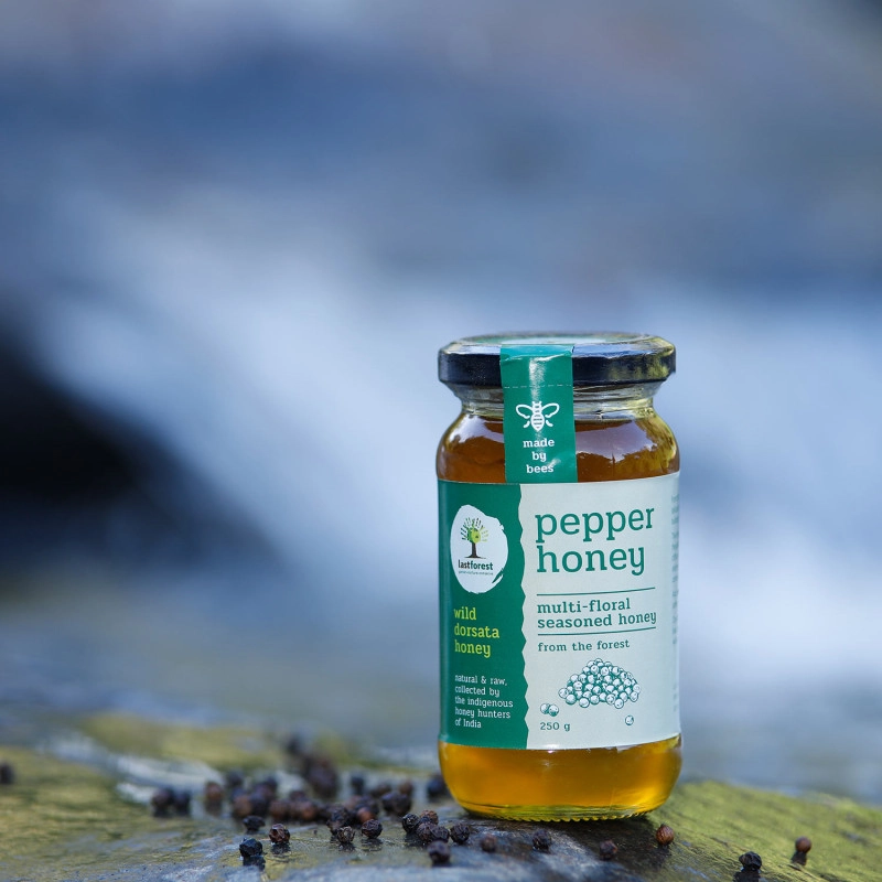 last forest pepper spiced wild honey 250gms