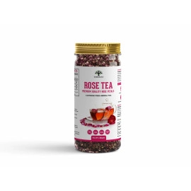 vanalaya rose tea for glowing skin weight loss made with 100 natural rose petals 30g