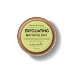matcha and avocado exfoliating bathing bar 75 gram
