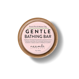 french pink multani clay gentle bathing bar 75 gram