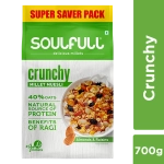 soulfull millet muesli crunchy contains almonds raisins 700 g