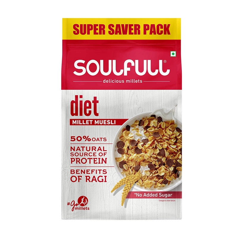 soulfull millet muesli diet no added sugar 700 g